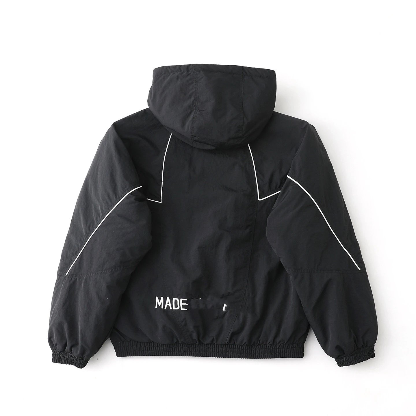 Design MA. SUF Windbreaker Black Jacket Outerwear.windbreaker - 7