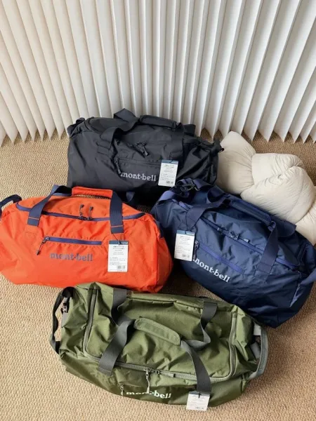 Design Montbell 40L Duffle Bag Navy Blue Travel Gym Bag Duffle Bag - 21