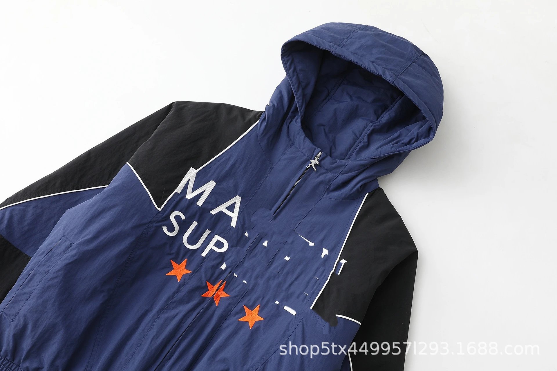 Design MA. SUF Windbreaker Black Jacket Outerwear.windbreaker - 13