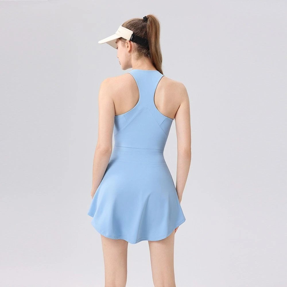 Design Tennis Dress Light Blue Activewear - 14