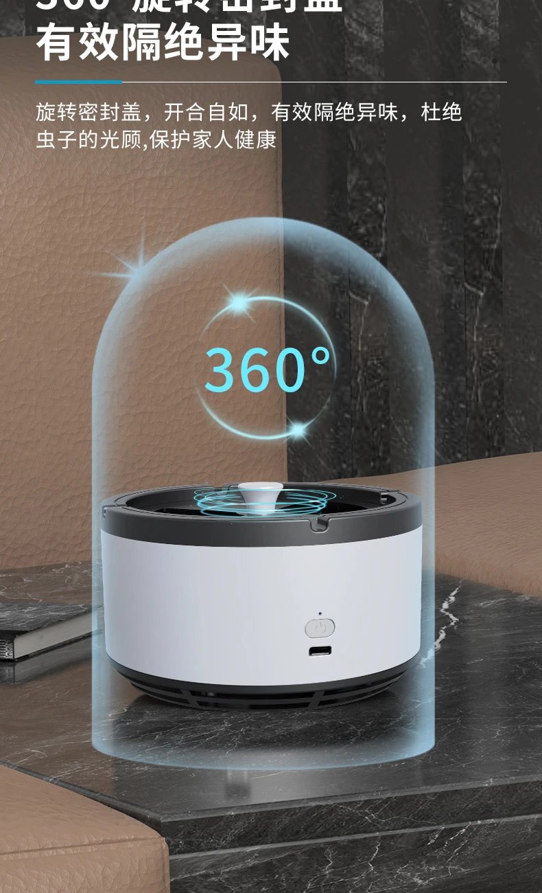 Design Smart Ashtray Space Gray Electronics - 16