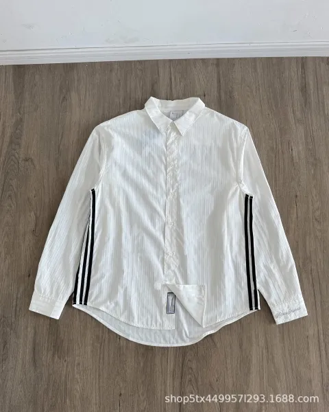 Thom Browne Striped Sleeve Shirt White - 5