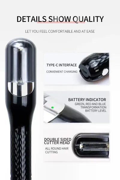 Design Pink Metallic Hair Trimmer Electronics - 41