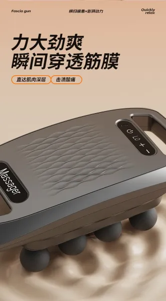 Design Portable Shiatsu Massager White Electronics - 26