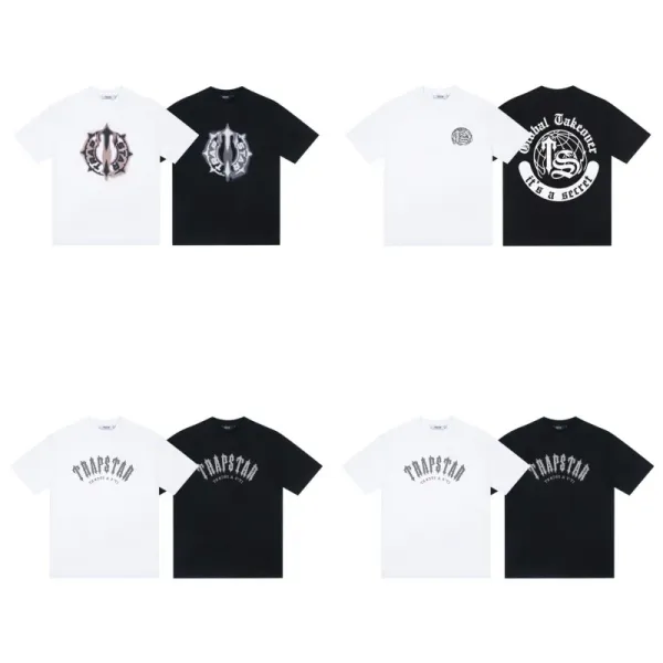 Trapstar Logo Print Black Sweat Shorts - 13