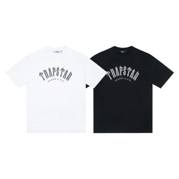 Trapstar Logo Print Black Sweat Shorts - 17