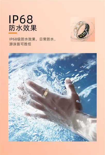 Design Smart Ring Rose Gold Clover Cutout with LED Circuit Jewelry - 12