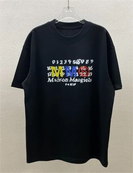 Maison Margiela Tabi Print Black T-Shirt - 1