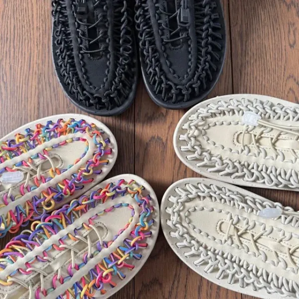 Design Woven Sandal Multicolor Casual Shoes - 24