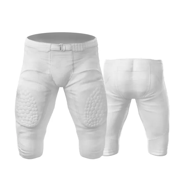 Design Football Pants with Integrated Padding White Activewear - 1