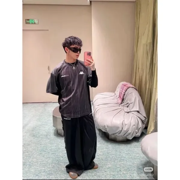 Acne Studios x Kappa Mesh Panel T-Shirt Multicolor - 23