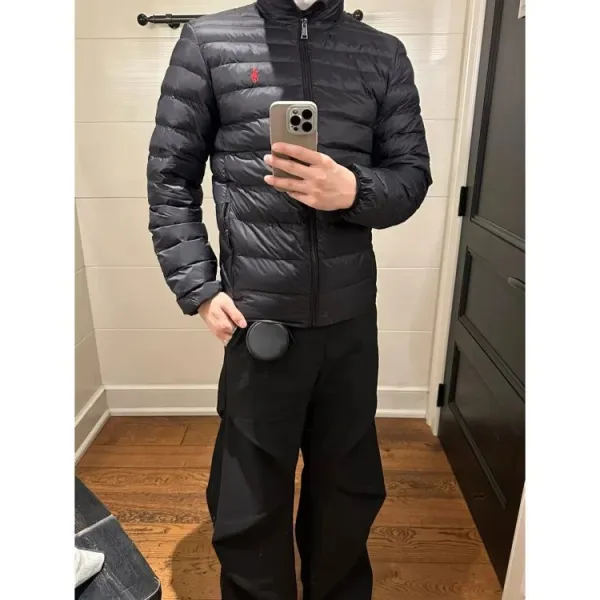 Polo Ralph Lauren Down Jacket Black Outerwear - 1