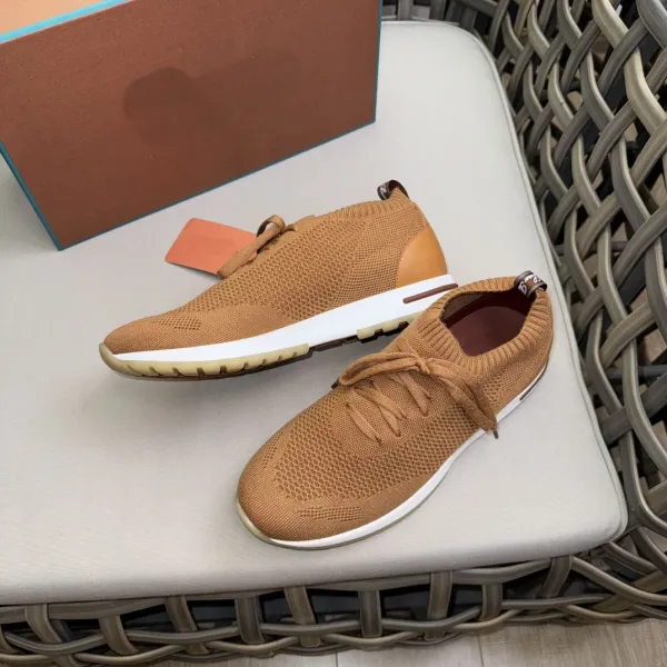 Hogan Interactive Knit Sneakers Tan Beige Sneakers - 4