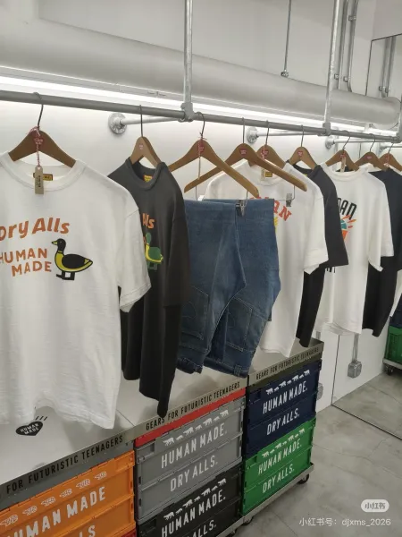 Human Made Dry Alls Duck Graphic T-Shirt White - 3