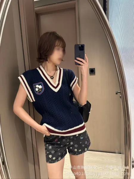 Chanel Print Denim Shorts Multicolor - 3