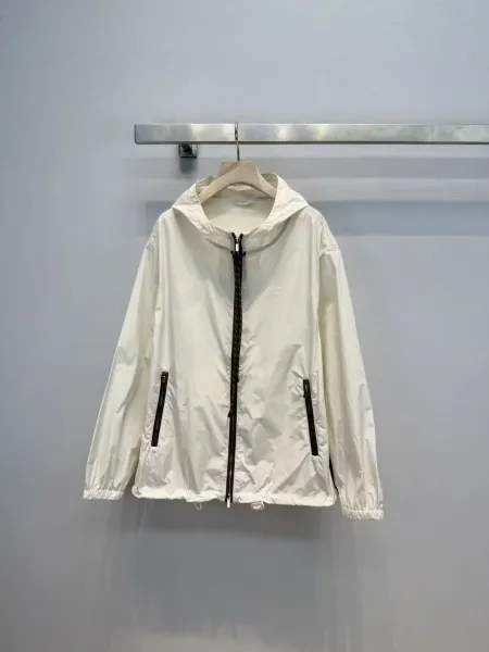 C.P. Company Windbreaker White Hooded Jacket - 1