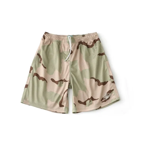 Stussy Leopard Print Drawstring Shorts Multicolor - 17