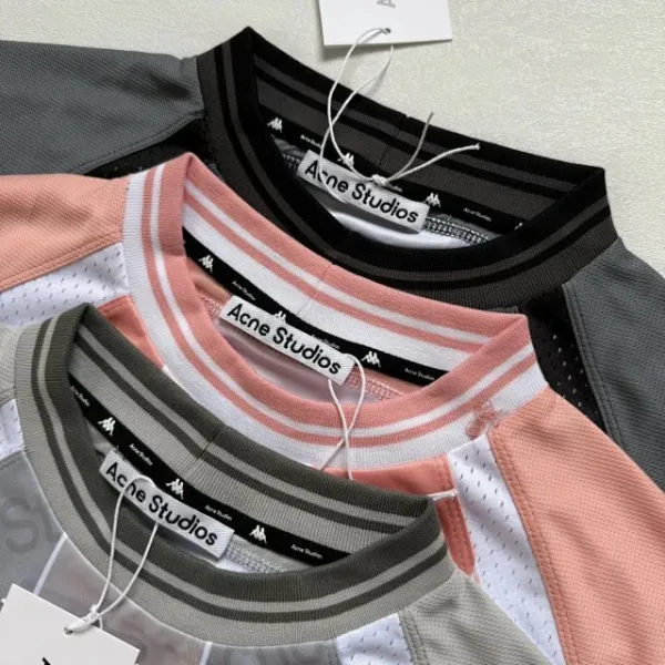 Acne Studios x Kappa Mesh Panel T-Shirt Multicolor - 37