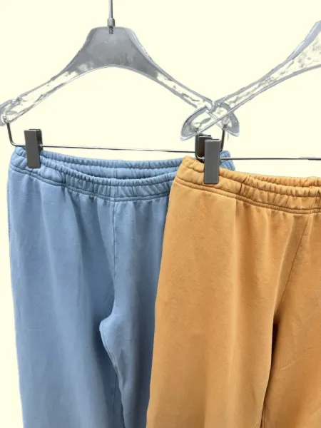 Acne Studios Logo Print Light Blue Sweatpants - 11