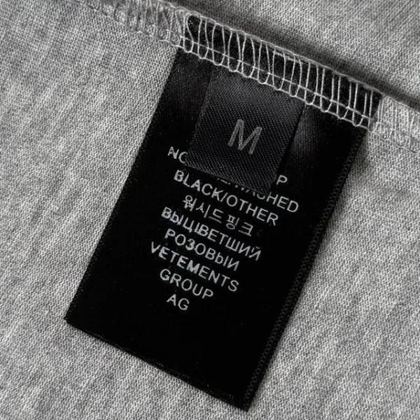 Design Graphic Print Oversized T-Shirt Gray - 24