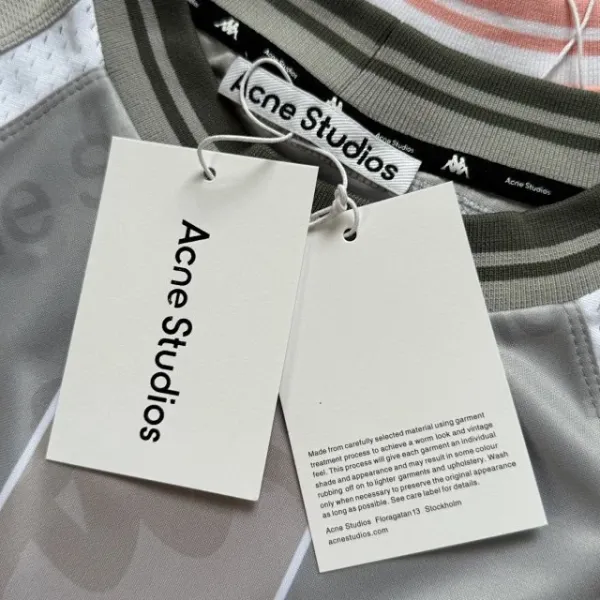 Acne Studios x Kappa Mesh Panel T-Shirt Multicolor - 50