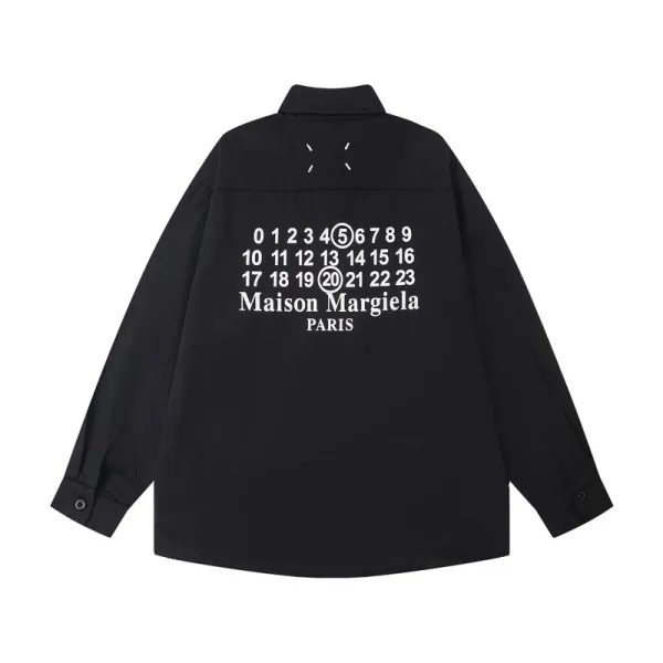 Maison Margiela Numbered Shirt Black Shirt - 1