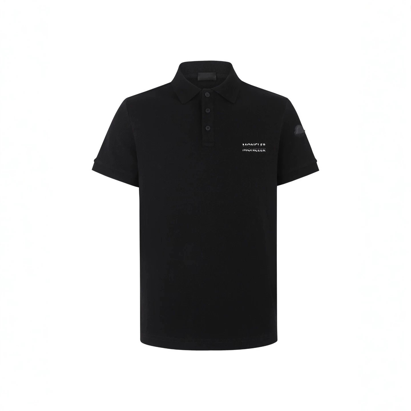 Polo Shirt Beige Embroidered Classic Fit