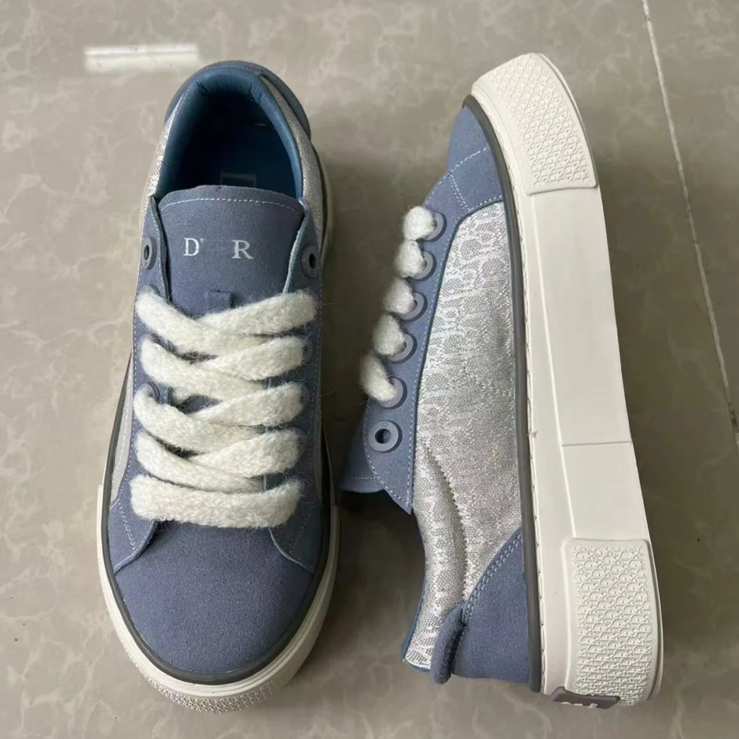 Dior B23 Oblique Monogram Low-Top Sneakers Black / White - 15