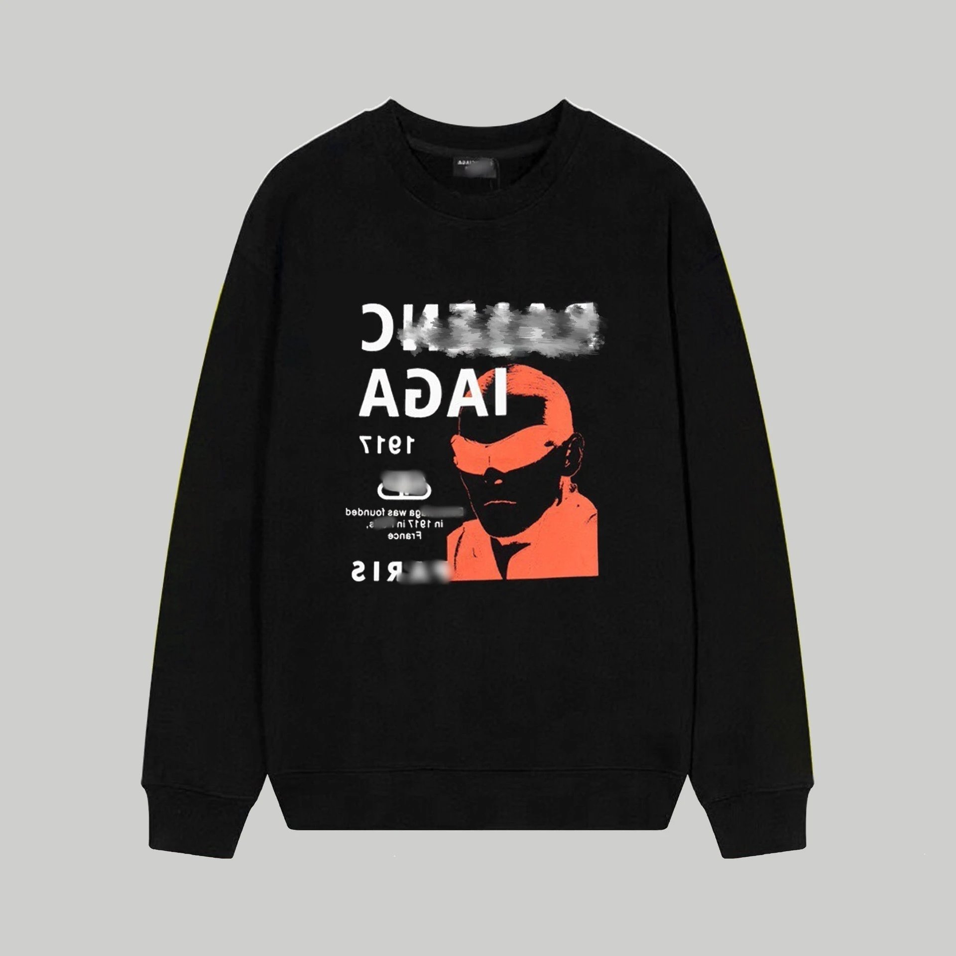 Balenciaga Distorted Portrait Black Hoodie