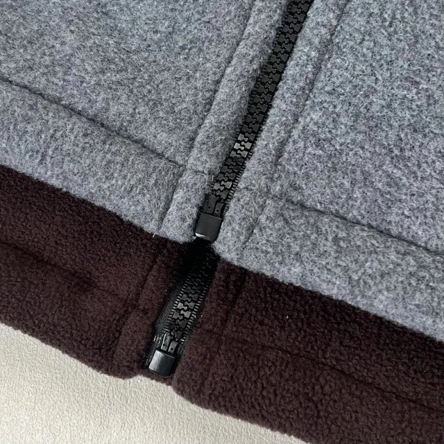 Miu Miu Oversized Fleece Jacket Gray Outerwear - 37