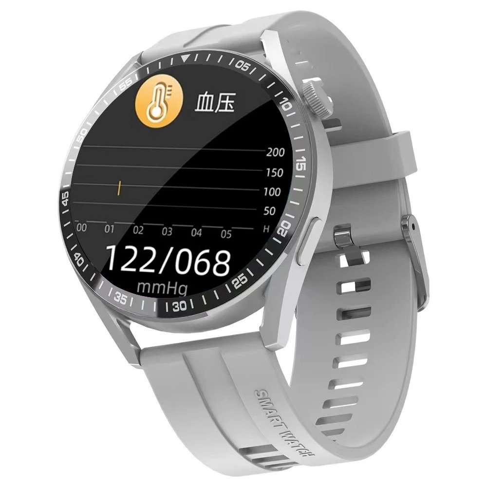 Design Smart Watch Gray Fitness Tracker with Blood Pressure Monitoring Smartwatches