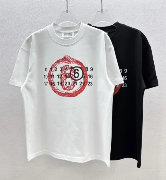 Comme des Garçons Number Print White T-Shirt - 33