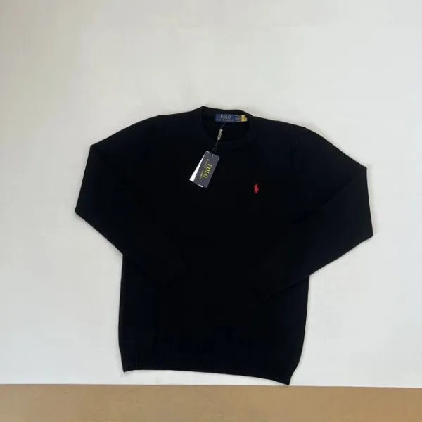 Polo Ralph Lauren Classic Crewneck Sweater Navy Blue - 6