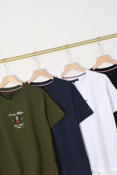 Tommy Hilfiger New York Resort Olive Green T-Shirt - 2