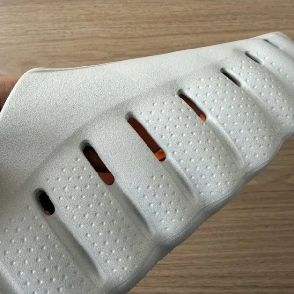 Design Mind 001 White Perforated Slip-On Sneakers - 32