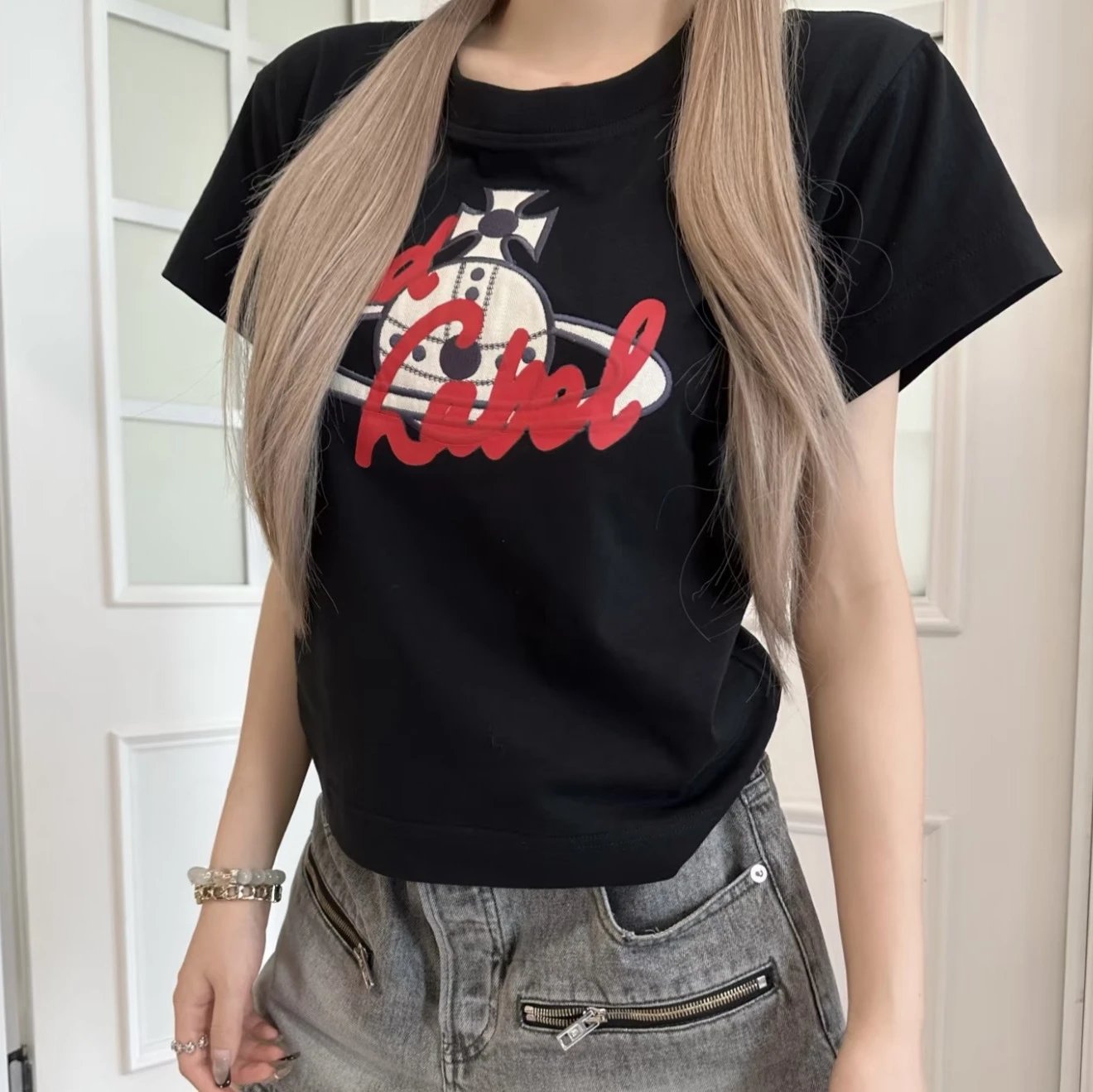 Vivienne Westwood Red Label Blue Graphic Print T-Shirt