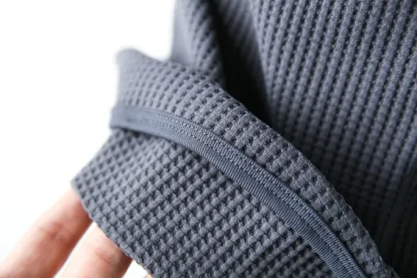Design Waffle Knit Performance T-Shirt Navy - 10