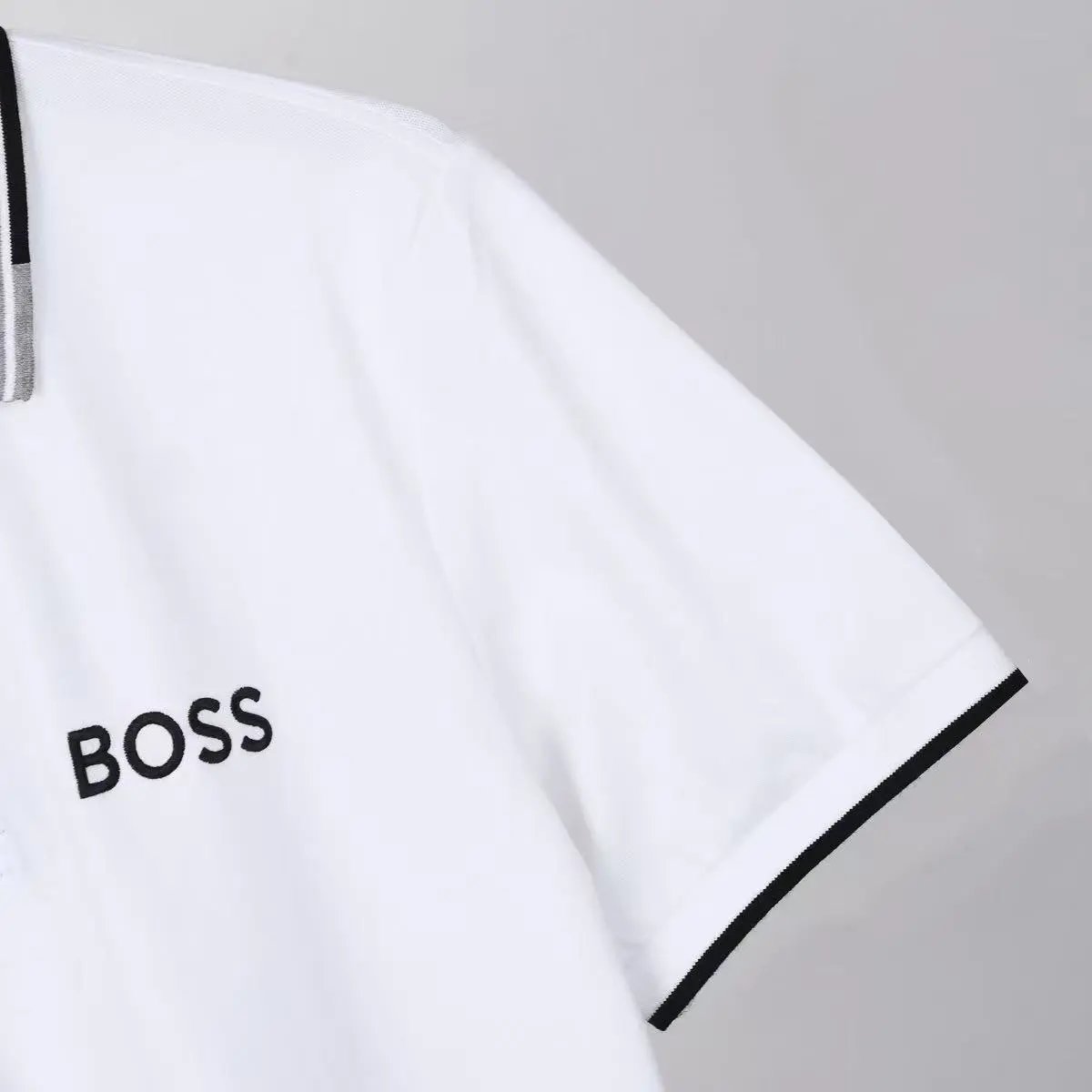 Hugo Boss Logo Polo Navy Blue Polo Shirt - 10