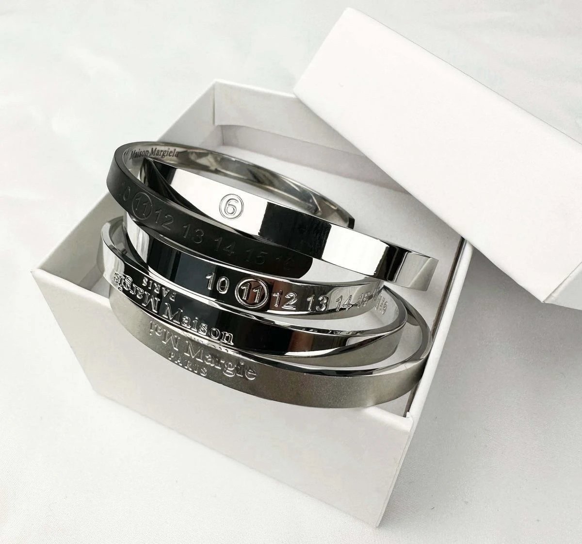 Design Cuff Bracelet Silver Metal Jewelry - 5