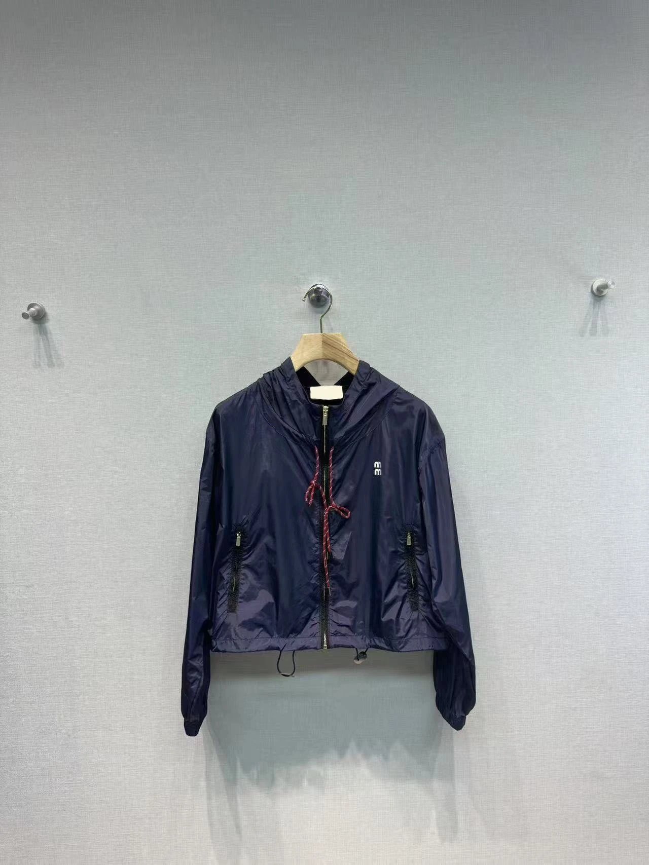 Balenciaga BB Windbreaker Navy Blue Jacket Outerwear