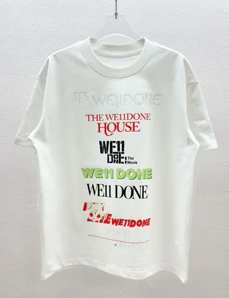 Comme des Garçons Number Print White T-Shirt - 15