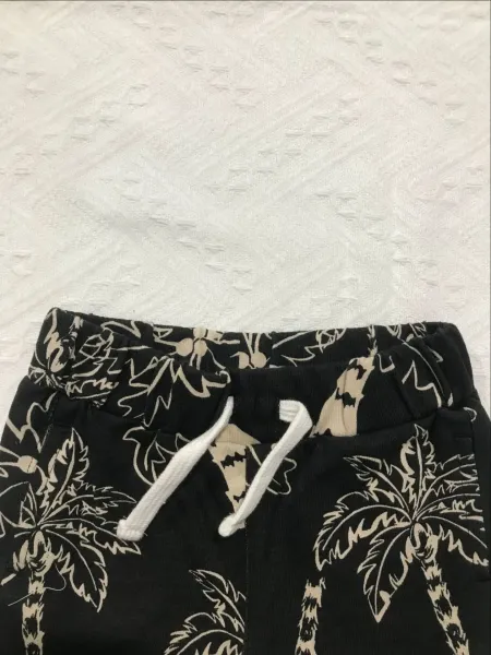 Palm Angels Palm Tree Hoodie and Tropical Print Shorts Set - 11