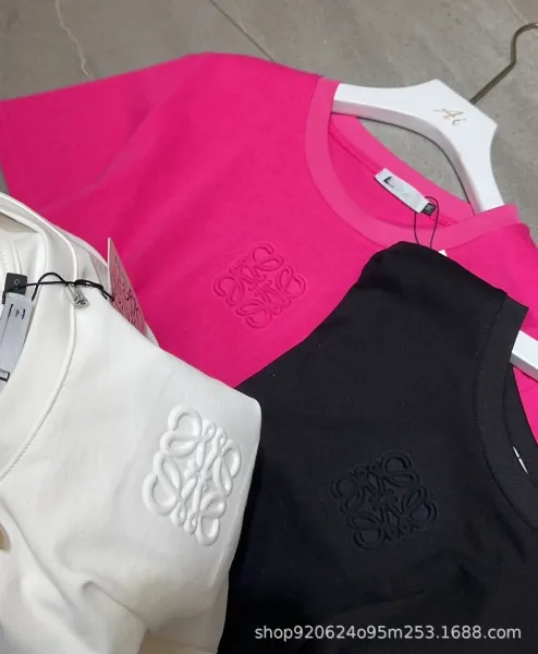 Design Embroidered Logo Pink T-Shirt - 3