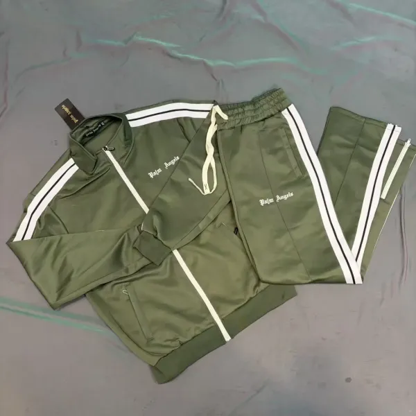Palm Angels Track Jacket and Pants Set Sky Blue Tracksuit - 4