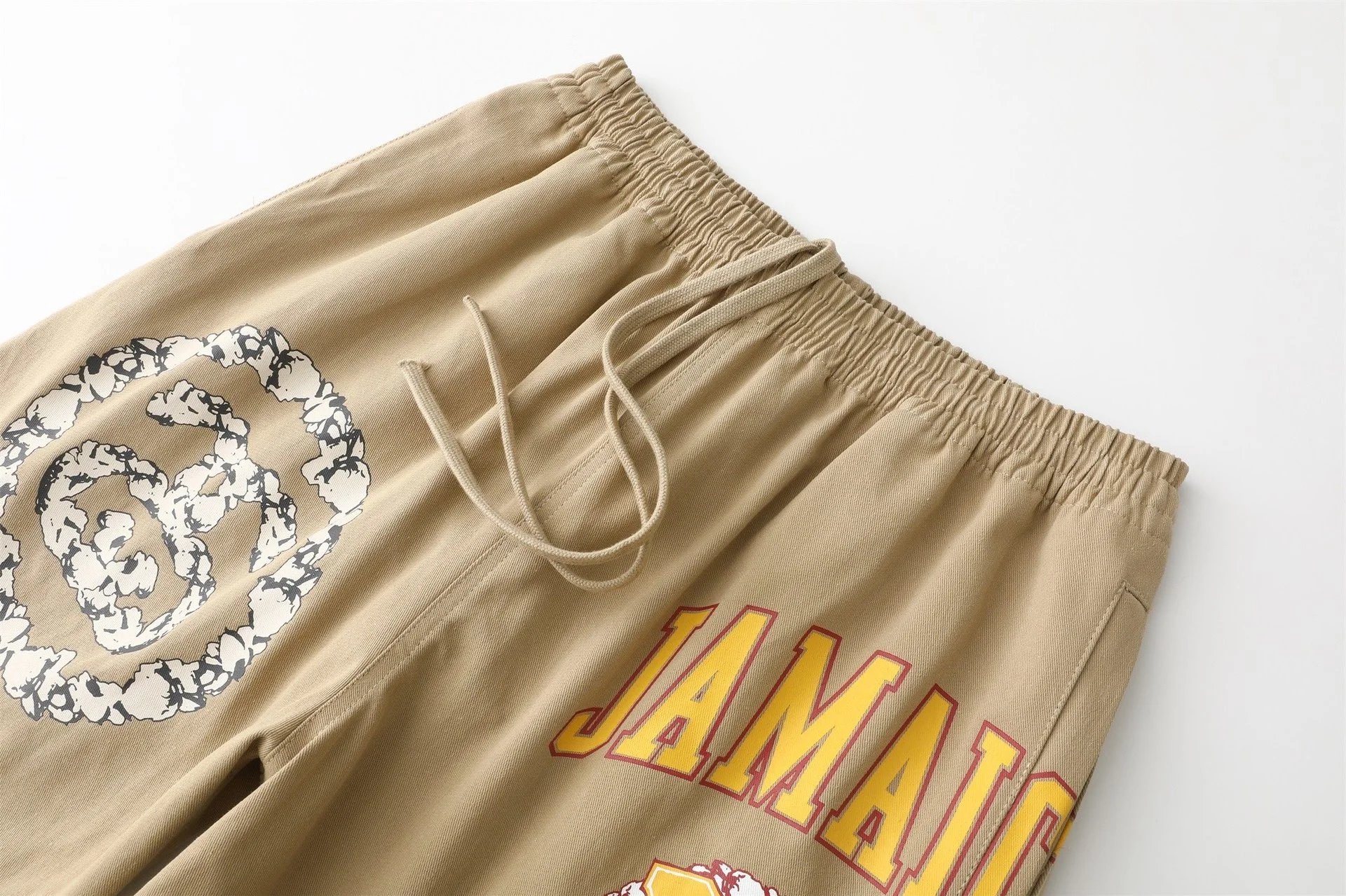 Stussy x Denim Tears Jamaica High Shorts Beige - 9