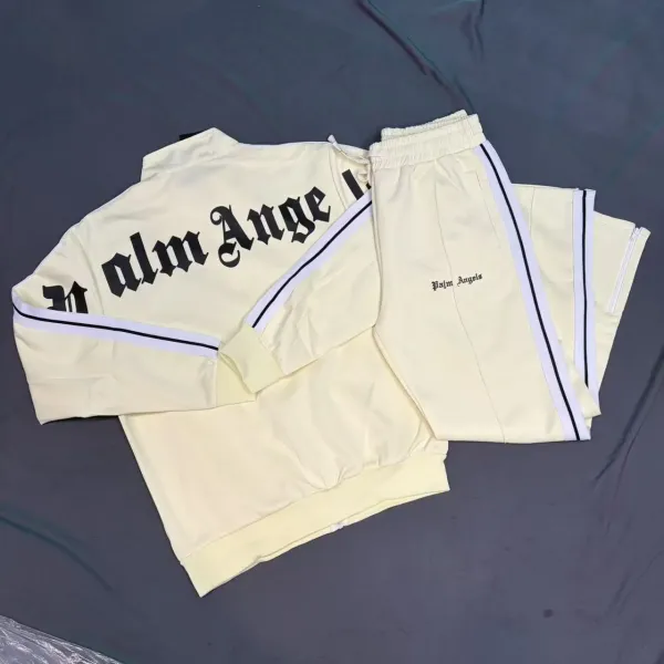 Palm Angels Track Jacket and Pants Set Sky Blue Tracksuit - 11