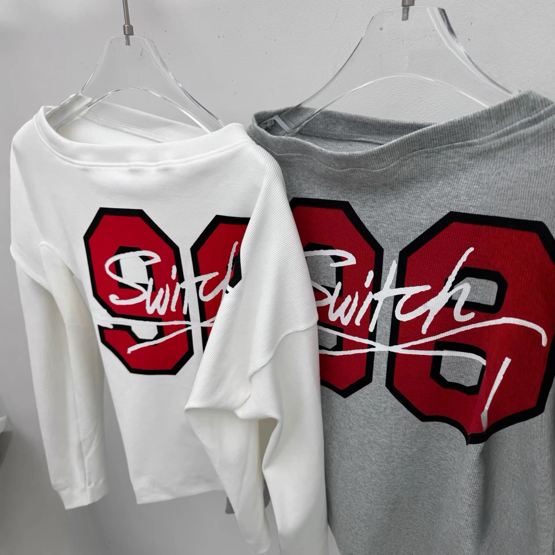 Vivienne Westwood 96 Red Script White Knit Sweater