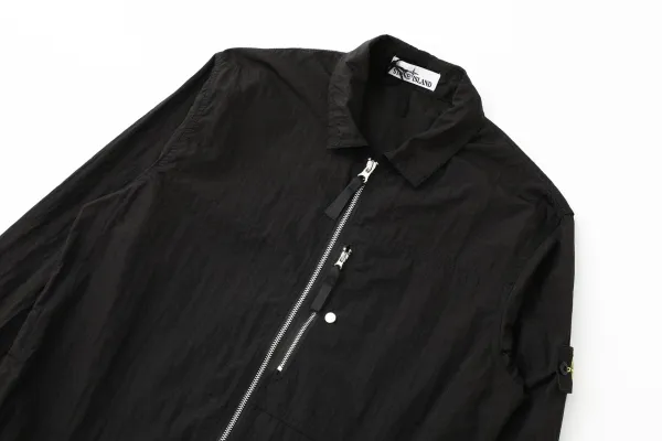 Stone Island Shadow Project Reflective Jacket Black and Silver Outerwear - 13