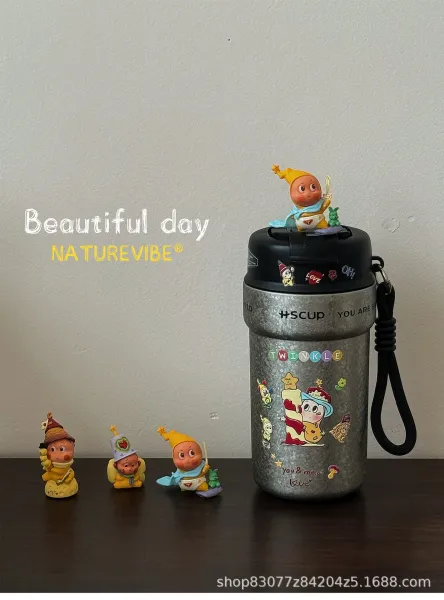 Design HSCUP x NATUREVIBE Twinkle Series Black Insulated Travel Mug Electronics - 11