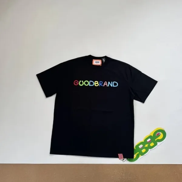 GOOD BRAND Rainbow Logo Graphic T-Shirt Black - 14